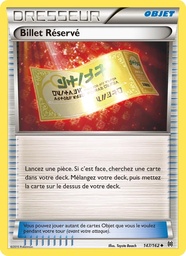 Billet Réservé 147/162