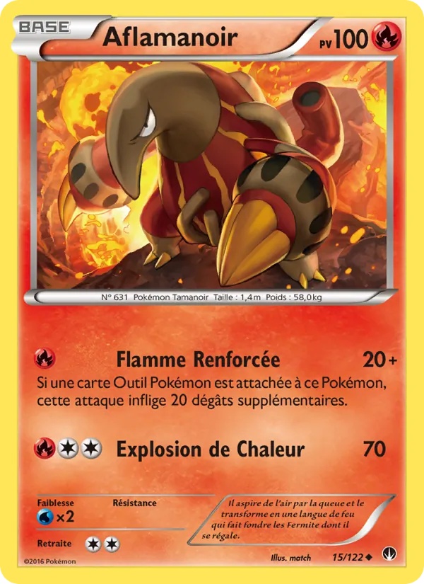 Aflamanoir 15/122 - Rupture Turbo - Pokémon JCC