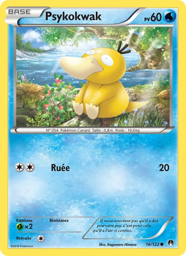 Psykokwak 16/122 - Rupture Turbo - Pokémon JCC