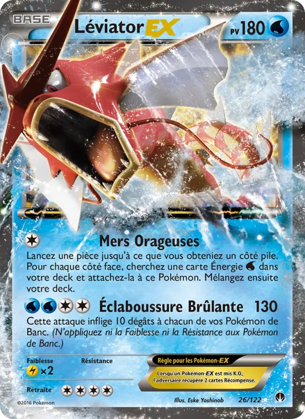 Léviator EX 26/122 - Rupture Turbo - Pokémon JCC