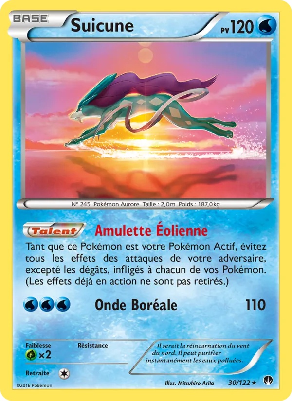 Suicune 30/122 - Rupture Turbo - Pokémon JCC