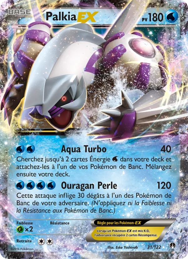 Palkia EX 31/122 - Rupture Turbo - Pokémon JCC