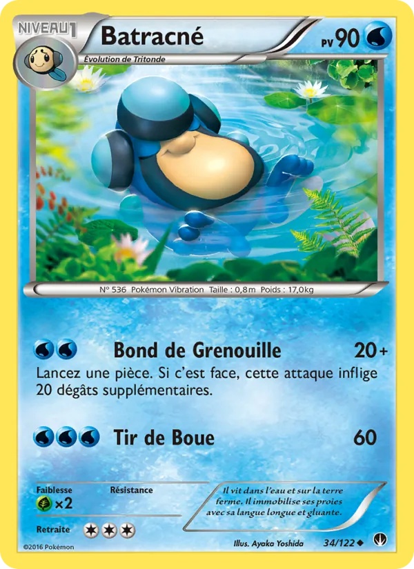 Batracné 34/122 - Rupture Turbo - Pokémon JCC