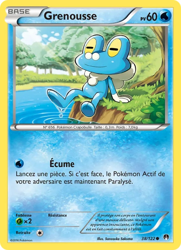 Grenousse 38/122 - Rupture Turbo - Pokémon JCC
