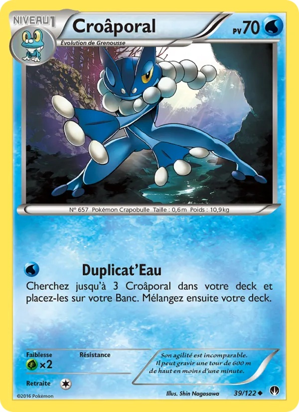 Croâporal 39/122 - Rupture Turbo - Pokémon JCC