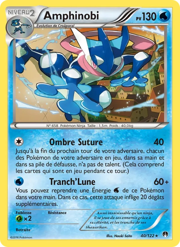 Amphinobi 40/122 - Rupture Turbo - Pokémon JCC