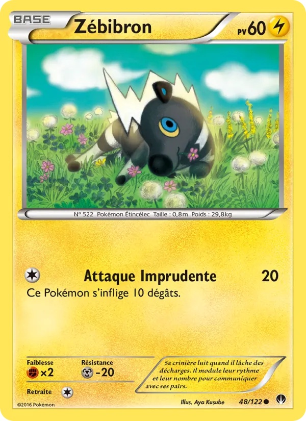Zébibron 48/122 - Rupture Turbo - Pokémon JCC