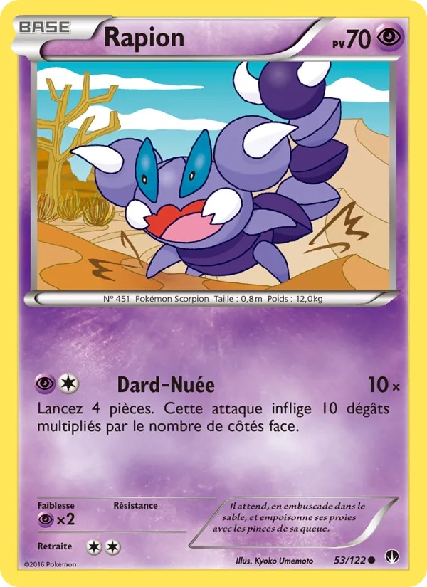 Rapion 53/122 - Rupture Turbo - Pokémon JCC