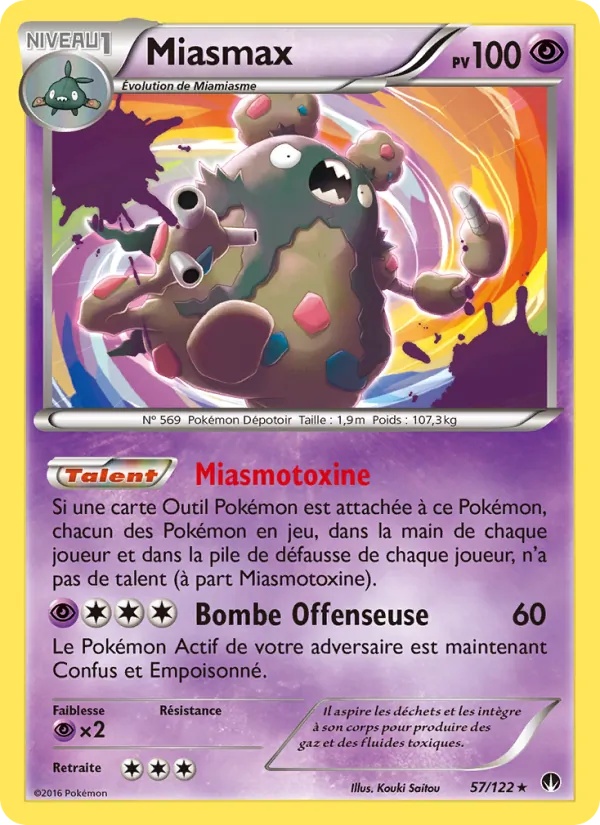 Miasmax 57/122 - Rupture Turbo - Pokémon JCC