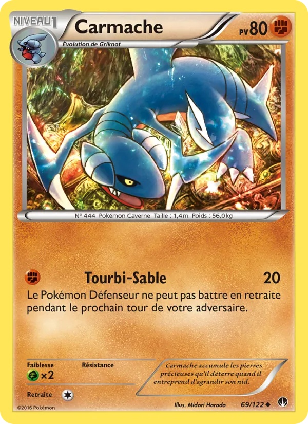 Carmache 69/122 - Rupture Turbo - Pokémon JCC