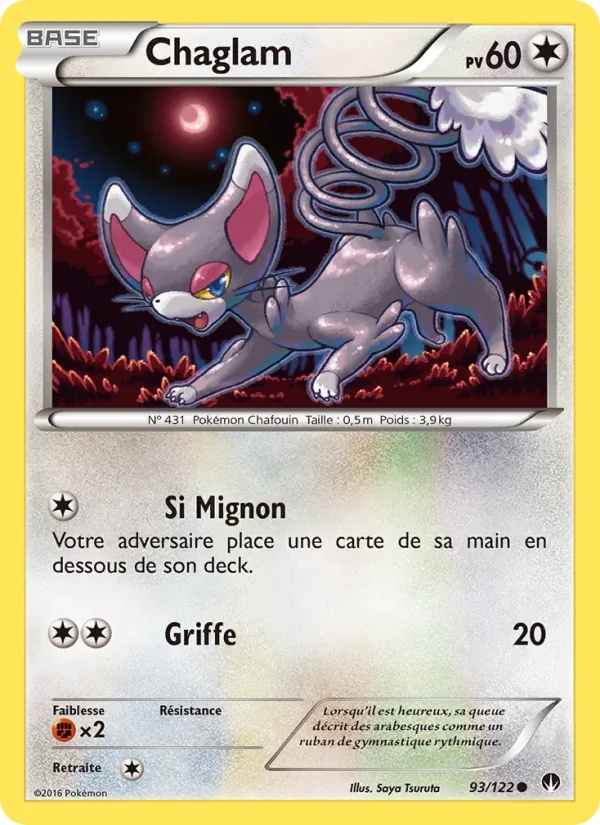Chaglam 93/122 - Rupture Turbo - Pokémon JCC