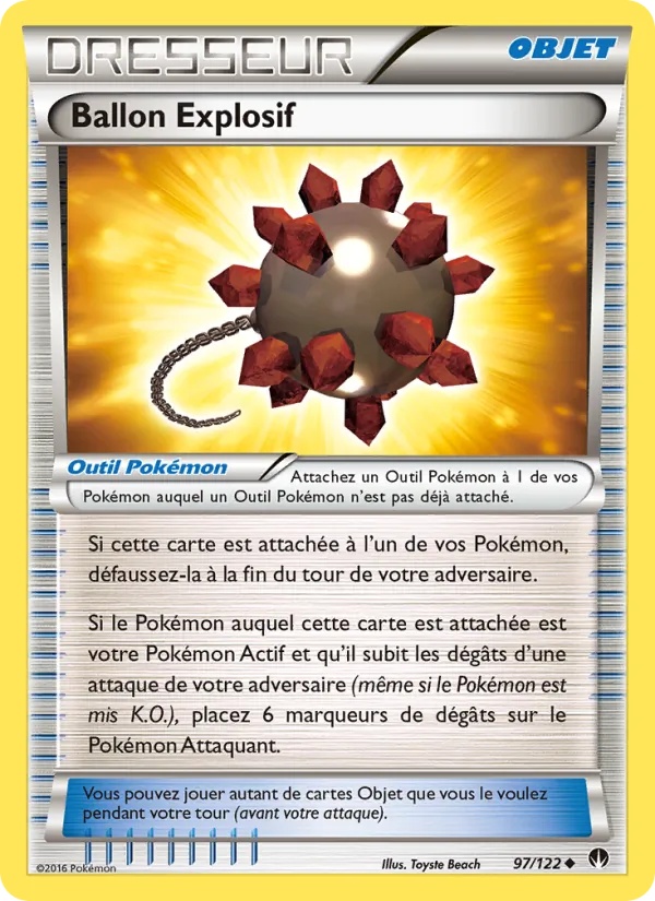 Ballon Explosif 97/122 - Rupture Turbo - Pokémon JCC