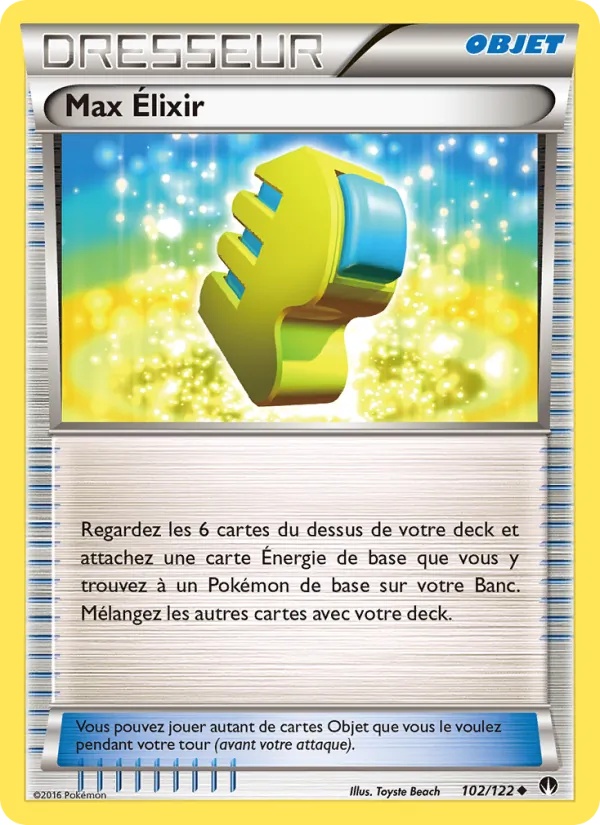 Max Élixir 102/122 - Rupture Turbo - Pokémon JCC