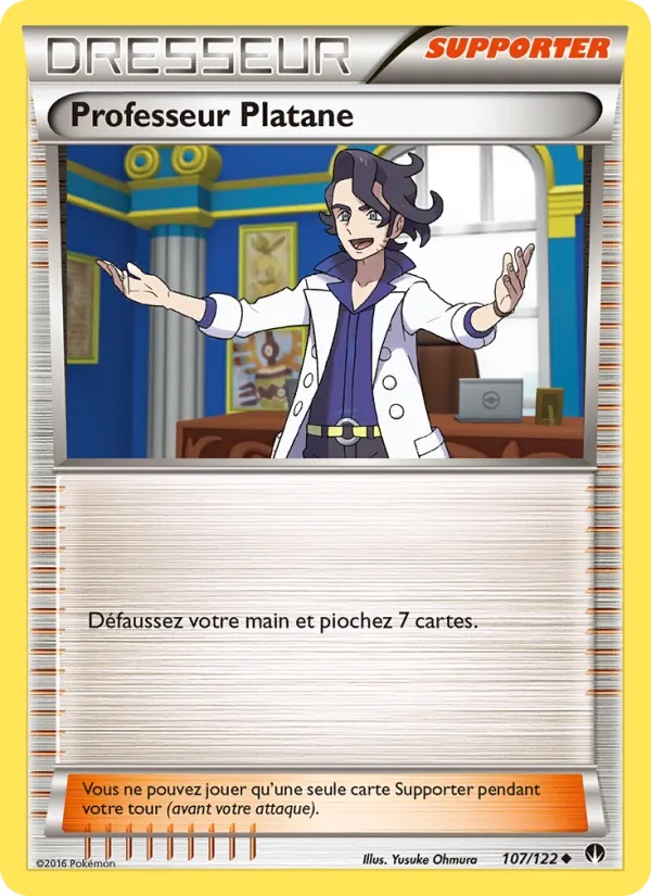 Professeur Platane 107/122 - Rupture Turbo - Pokémon JCC