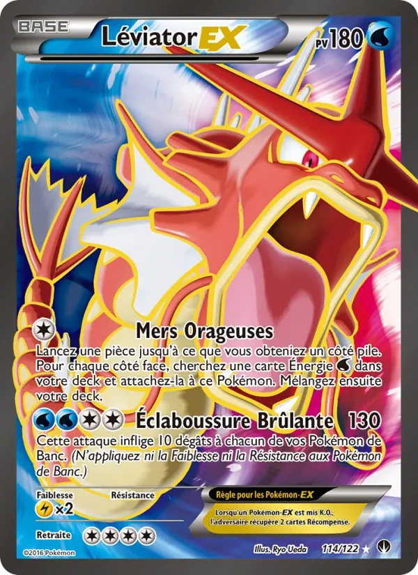 Léviator EX 114/122 - Rupture Turbo - Pokémon JCC