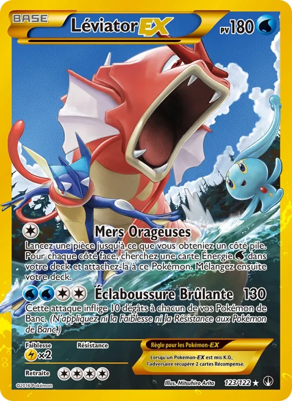 Léviator EX 123/122 - Rupture Turbo - Pokémon JCC