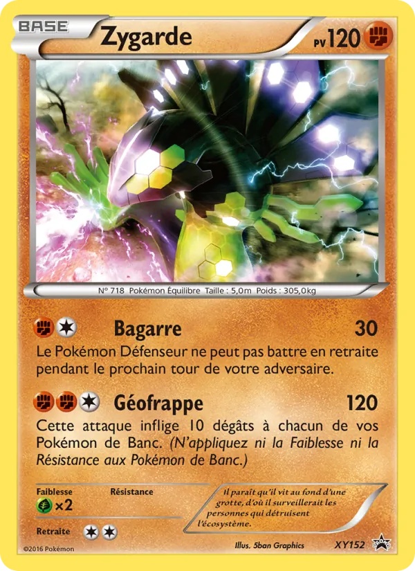 Zygarde XY152/211 - Promo XY - Pokémon JCC