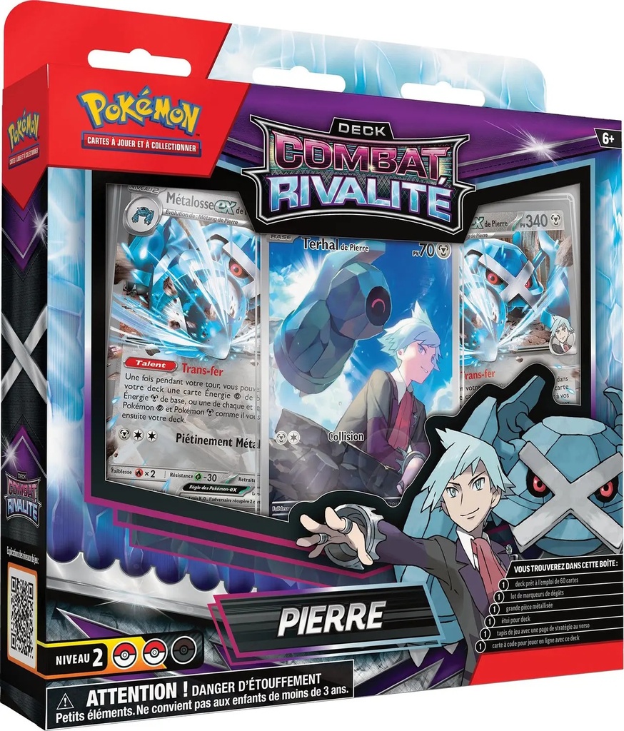 Deck Combat Rivalité – Pierre (1 Deck prêt à l’Emploi de 60 Cartes)
