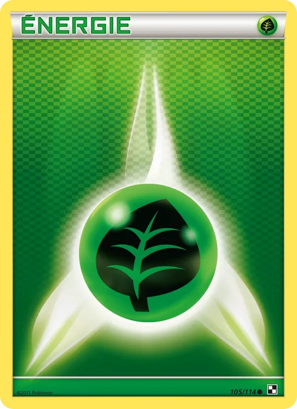 Énergie Plante 105/114 - Noir & Blanc - Pokémon JCC