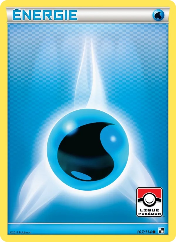 Énergie Eau 107/114 - Noir & Blanc - Pokémon JCC