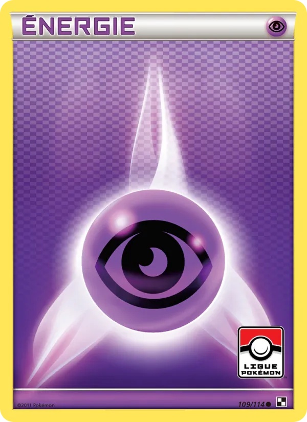 Énergie Psy 109/114 - Noir & Blanc - Pokémon JCC