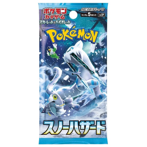 Pokémon Ecarlate Et Violet : Booster Snow Hazard (évolution A Paldea) Japonais