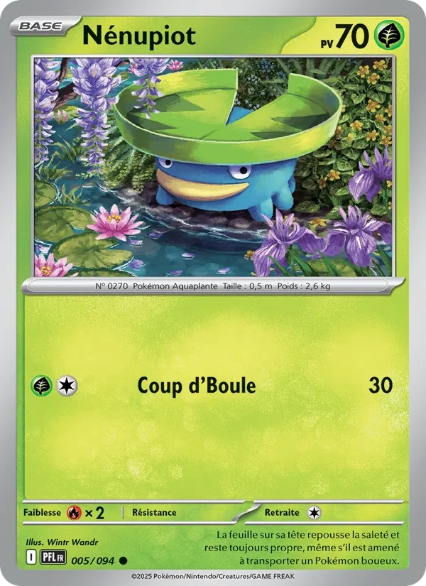 Nénupiot 005/94 - Flammes Fantasmagoriques - Pokémon JCC