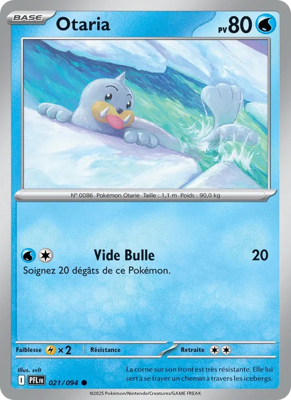Otaria 021/94 - Flammes Fantasmagoriques - Pokémon JCC