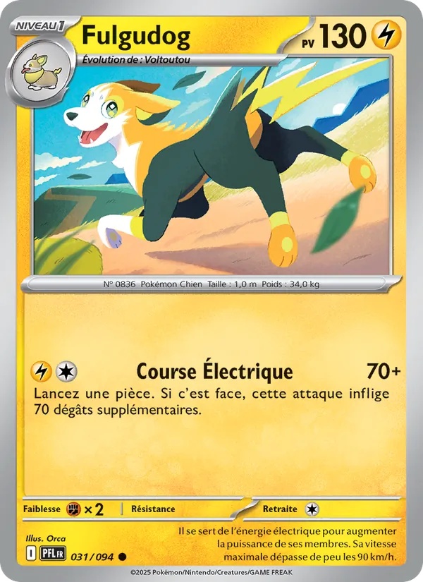 Fulgudog 031/94 - Flammes Fantasmagoriques - Pokémon JCC