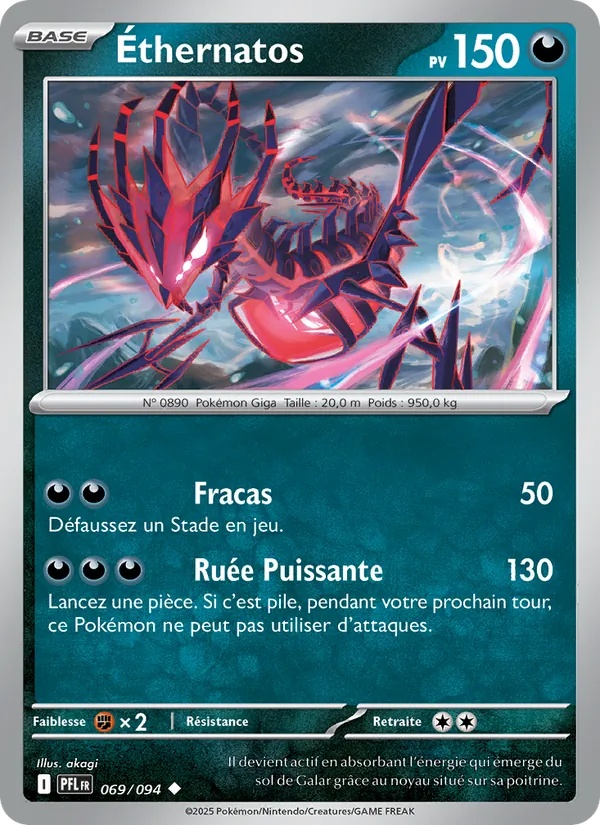 Éthernatos 069/94 - Flammes Fantasmagoriques - Pokémon JCC