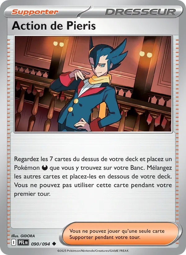 Action de Pieris 090/94 - Flammes Fantasmagoriques - Pokémon JCC