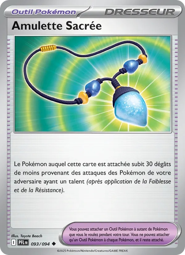 Amulette Sacrée 093/94 - Flammes Fantasmagoriques - Pokémon JCC
