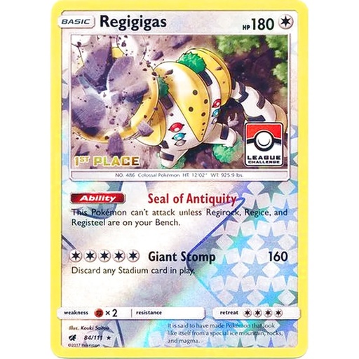 Regigigas - 1ère place - League Pokémon