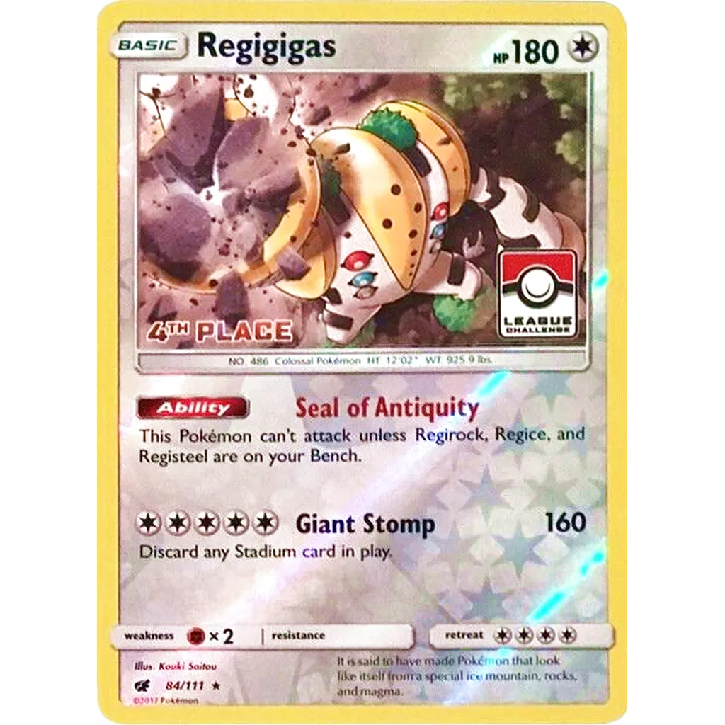 Regigigas - 4ème place - League Pokemon