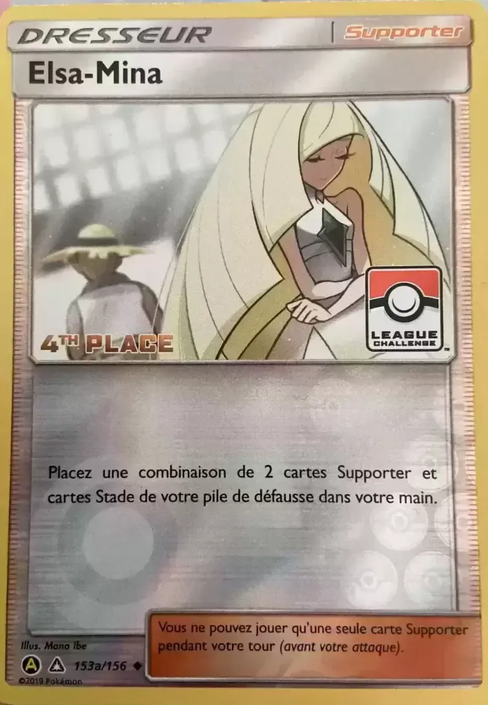 Elsa-Mina - 4ème place - League Pokemon