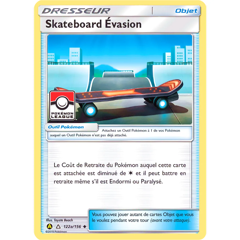 Skateboard evasion Pokemon League