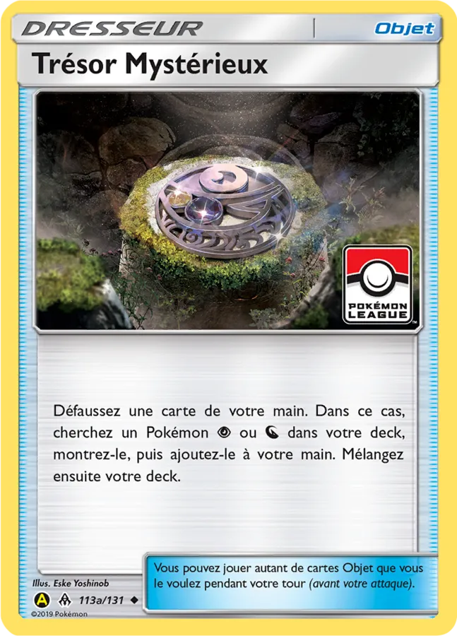 Trésor mystérieux Pokemon League