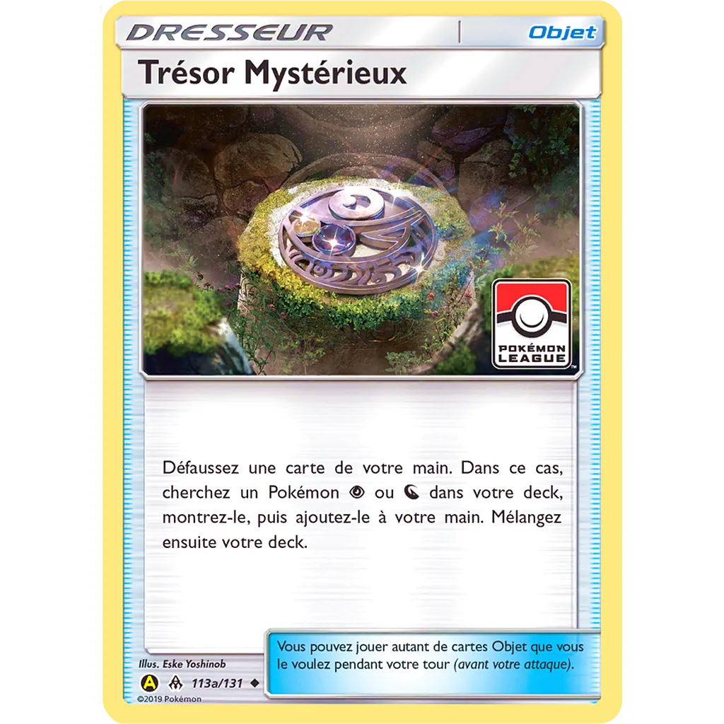 Trésor mystérieux Pokemon League