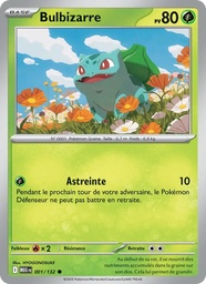Bulbizarre 001/132 - Méga-Évolution - Reverse 30th-pokeday - Pokémon JCC