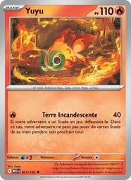 Yuyu 031/132 - Méga-Évolution - Reverse - Pokémon JCC