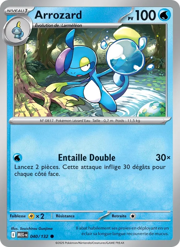Arrozard 040/132 - Méga-Évolution - Reverse - Pokémon JCC