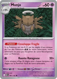 Munja 061/132 - Méga-Évolution - Reverse - Pokémon JCC
