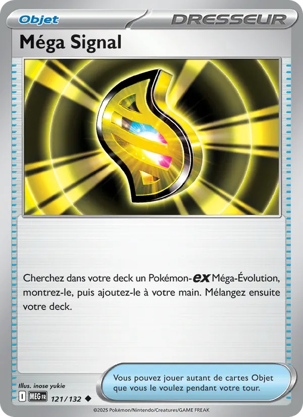Méga Signal 121/132 - Méga-Évolution - Reverse - Pokémon JCC