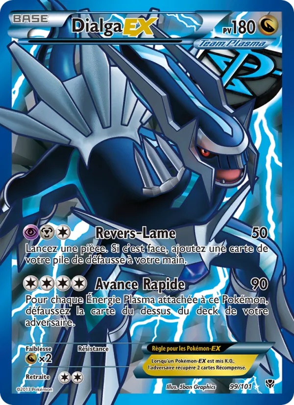 Dialga EX 99/101 - Explosion Plasma - Pokémon JCC