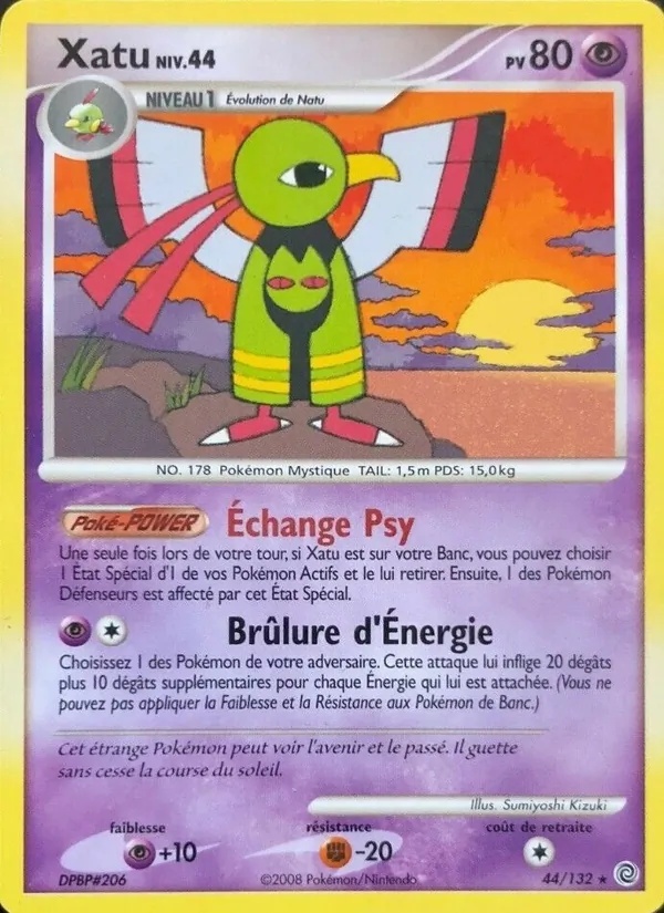 Xatu 44/132 - Merveilles Secrètes - Reverse - Pokémon JCC