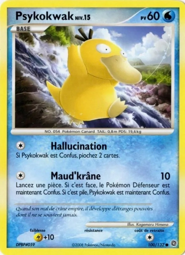 Psykokwak 100/132 - Merveilles Secrètes - Reverse - Pokémon JCC