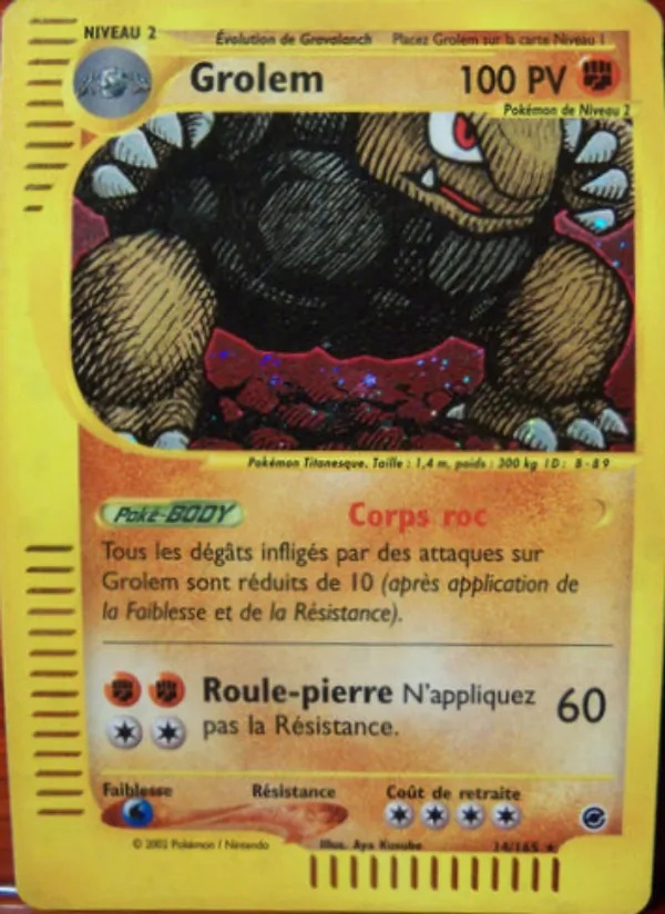 Grolem 14/165 - Expedition - Reverse - Pokémon JCC