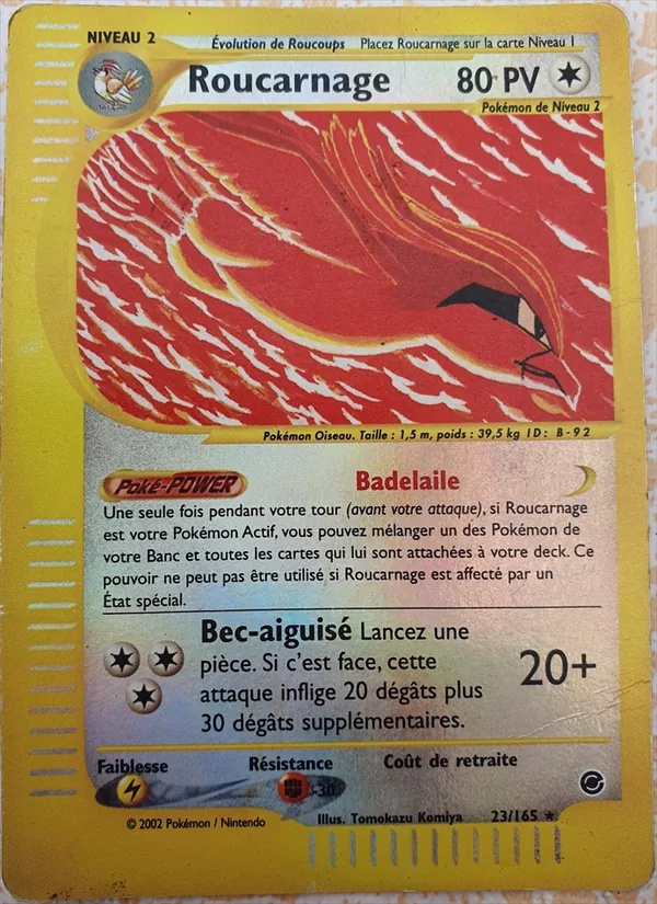 Roucarnage 23/165 - Expedition - Reverse - Pokémon JCC