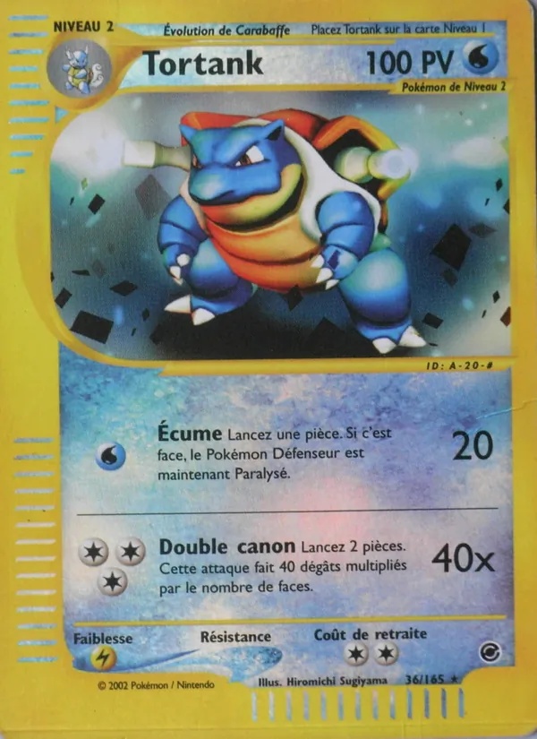 Tortank 36/165 - Expedition - Reverse - Pokémon JCC