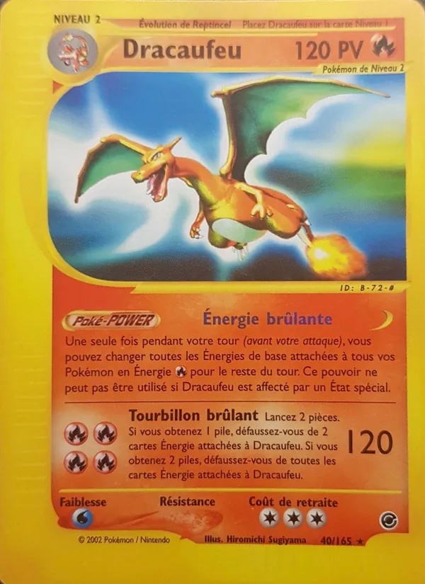 Dracaufeu 40/165 - Expedition - Reverse - Pokémon JCC